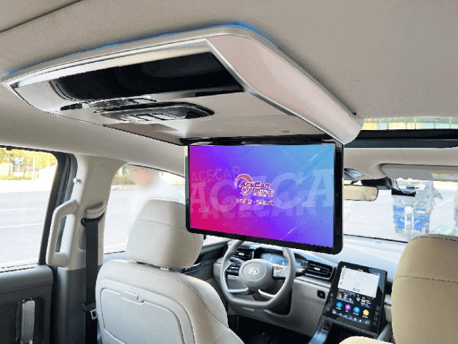 HYUNDAI-Custin專用▸15.6吋▸安卓系統車用吸頂螢幕多媒體播放機