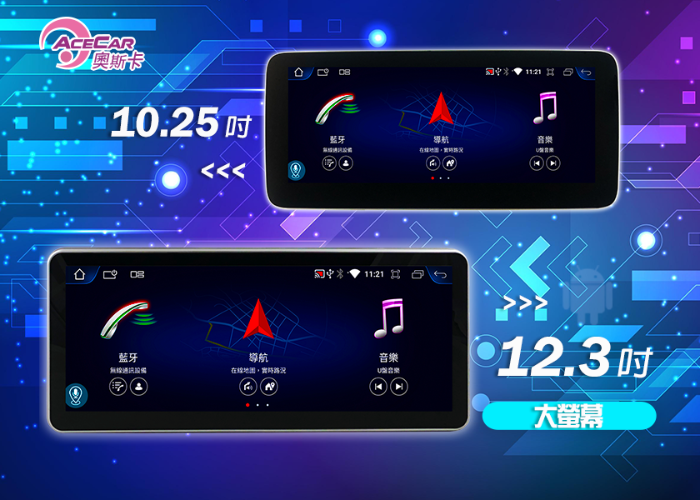 C-W205 / GLC (19-22年) ▸12.3＆10.25吋▸安卓機