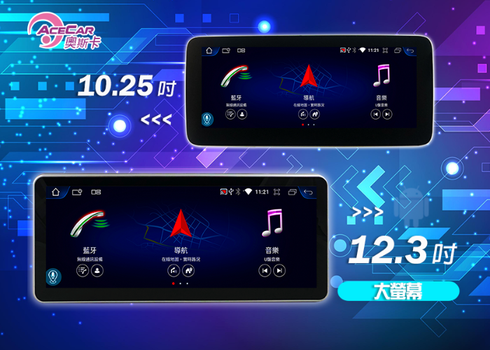 A / B Class/GLA/CLA (12-19年) ▸12.3＆10.25吋 ▸安卓機